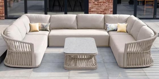 Hot Sale 6-Piece Outdoor Furniture Set with and CE Certification for Gardens Courtyards and Villas in Guangdong Province