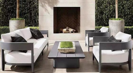 Aluminum Modular Outdoor Sofa Garden Balcony Patio Set