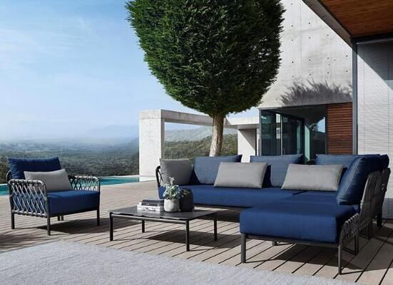 Garden Outdoor Furniture Rope Outdoor Patio Garden Armchair