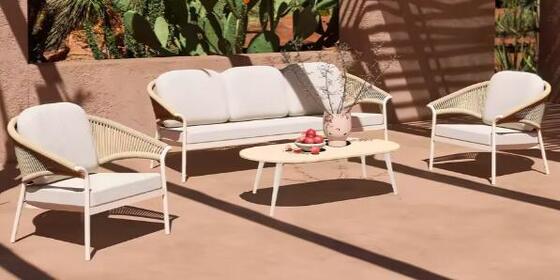 Luxury Hotel Outdoor Sofa Garden Sofa Modern Outdoor Sofa Resort Outdoor Furniture Set Courtyard