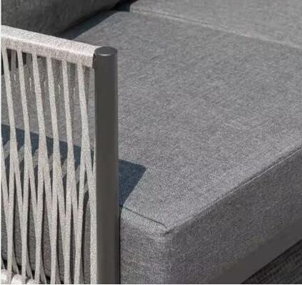 Hot Sale Outdoor sofa with aluminum Materials and Rope Gardens Courtyards and Villas