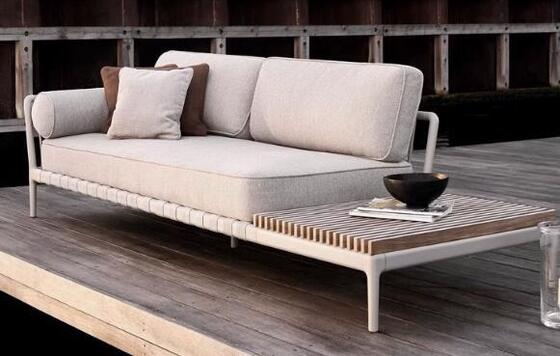 Rope weaven aluminum frameoutdoor sofa set weather resistant outdoor or indoor use