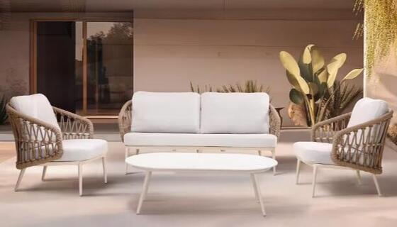 Luxury Hotel Outdoor Sofa Garden Sofa Modern Outdoor Sofa Resort Outdoor Furniture Set Courtyard