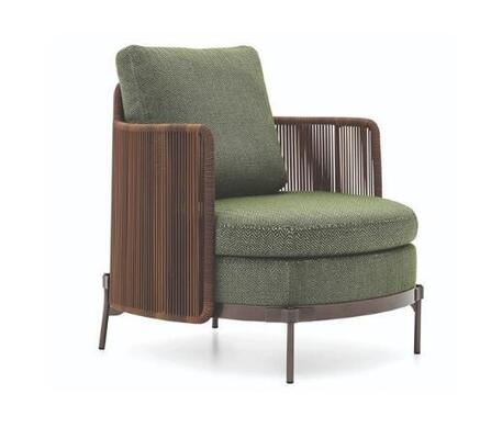 Steel outdoor Sofa Metal Rope Outdoor Sofa Luxury Villa All Weather Patio Outdoor Furniture Set Resort Garden Sofa