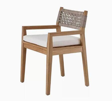 Teak Wood Home Furniture Outdoor Dining Table Set 6 Seater Dining Table and Chair Set